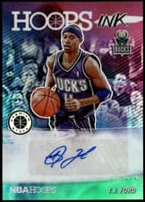 T.J. Ford 2019 Panini Hoops Premium Stock Hoops Ink card