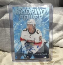 2025-26 Flair Scoring Power Autographs Carter Verhaeghe #SP-22 card