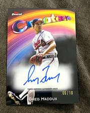 2025 Finest Creators Autograph Greg Maddux #CAV-GM