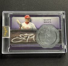 2025 Topps Five Star Silver Signatures Scott Rolen #FSS-SR card