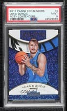 Luka Doncic 2018 Panini Contenders Rookie of the Year Contenders card