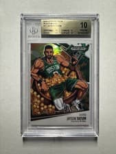 2024-25 Panini Prizm Black Manga Jayson Tatum #11 card