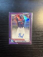 2024 Bowman Chrome Prospects Autographs Eduardo Beltre #CPA-EB card