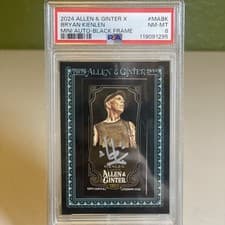 Bryan Kienlen 2024 Topps Allen & Ginter X Framed Mini Non-Baseball Autographs card