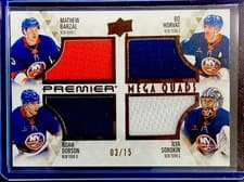 Mathew Barzal 2024-25 Upper Deck Ice Base Relics card