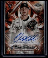 2025 Topps Chrome Update Sapphire Sapphire Selections Autographs Chase Dollander #SSA-CD card