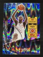 2025 Topps Chrome McDonald's All American High Rises / One Trip Ticket AJ Dybantsa #HR-7 card