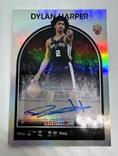 2025-26 NBA Hoops 1989 Hoops Signatures Dylan Harper #89S-DH card