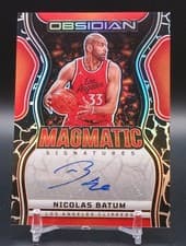 2024-25 Panini Obsidian Magmatic Signatures Nicolas Batum #MS-NBL card
