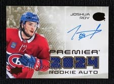 2024-25 Upper Deck Premier Premier Rookie Auto Jersey Joshua Roy #PRA-JR card