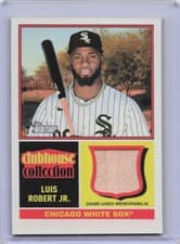 2025 Topps Heritage Clubhouse Collection Relics Luis Robert Jr. #CCR-LR card