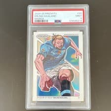 Erling Haaland 2024 Panini Prizm Premier League Manga card