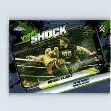 2026 Topps Chrome WWE Viral Shock Roman Reigns #VIR-19 card