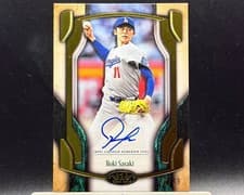 2026 Topps Tier One Break Out Autographs Roki Sasaki #BOA-RSA card