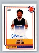 2024 Topps Chrome McDonald's All-American Event Autographs Derik Queen #EA-DQ