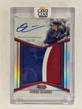 2025 Bowman's Best Prospect Patch Autographs Owen Caissie #PPA-OC card