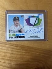 2026 Topps Heritage Clubhouse Collection Autograph Relics Kyle Teel #CCAR-KTE card
