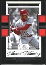 2025 Panini Three and Two Award Winning Barry Larkin #16 card