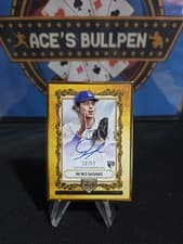 2025 Topps Gilded Collection Topps Gallery of Gold Autographs Roki Sasaki #GOG-SA card