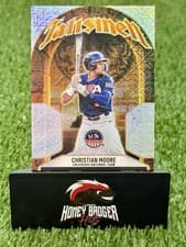 2026 Panini Stars & Stripes Prizm Talismen Christian Moore #4 card