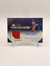 Matt Chapman 2024 Topps Postseason Performance Autograph Relic card