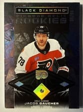 2025-26 Upper Deck Black Diamond Base Diamond Relic Rookies Jacob Gaucher #BDR-JG card