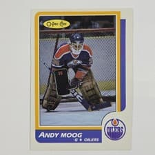 Andy Moog 1986 O-Pee-Chee card