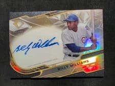 2025 Topps Diamond Icons Icons Chrome Autographs Billy Williams #ACC-BW card