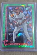 2025 Topps Chrome Update Sapphire Base Set Will Wilson #USC187 card