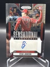 2025 Panini Prizm Sensational Signatures Ryan Johnson #SS-RJ card
