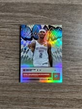 2025-26 NBA Hoops Boom Shaka Laka Shai Gilgeous-Alexander #BO-2 card