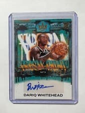 Dariq Whitehead 2023 Panini Court Kings Fresh Paint card