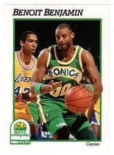 Benoit Benjamin 1991-92 Hoops Base Set card