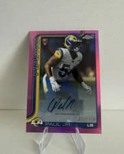 2025 Topps Chrome Retail Rookie Autographs Chris Paul Jr. #RRA-CPJ card