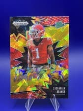 2025 Panini Prizm Draft Picks Instant Impact Zachariah Branch #25 card