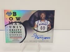 2024-25 Bowman University Chrome Eye Test Autographs Flory Bidunga #ETA-FB card
