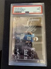 2025 Panini Black Smokescreen Justin Herbert #8 card