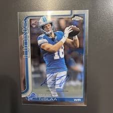 2025 Topps Chrome Rookies Autographs Isaac TeSlaa #RA-ITS card