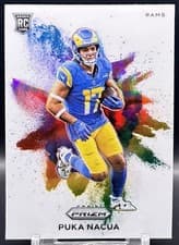 Puka Nacua 2023 Panini Prizm Color Blast card