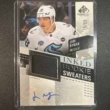 2025-26 SP Game Used Inked Rookie Sweaters Jani Nyman #IRS-JN card