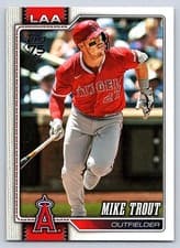 Mike Trout 2026 Topps card
