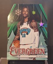Ja Morant 2025 Topps Holiday Evergreen card