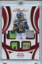 2025 Panini Flawless Rookie Showcase Jalen Milroe #11 card