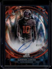 2025 Topps Cosmic Chrome Equinox Autographs Quinshon Judkins #EQA-QJ card