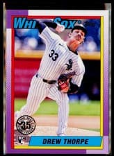 2025 Topps 1990 Topps Baseball (Series One) Drew Thorpe #T90-8 card