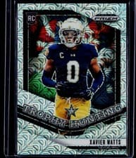2025 Panini Prizm Draft Picks Trophy Hunting Xavier Watts #25 card