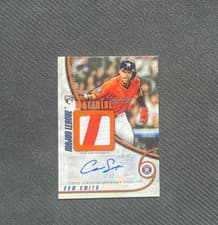 2025 Topps Update Major League Material Autographs Cam Smith #MMAU-CS card