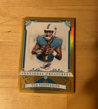 2025 Panini National Treasures Premium Tua Tagovailoa #62 card