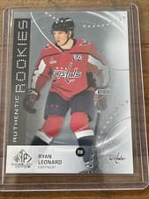 2025-26 SP Game Used Authentic Rookies Ryan Leonard #AR-RL card