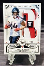 2025 Panini National Treasures Treasured Rookies Jaylin Noel #17 card